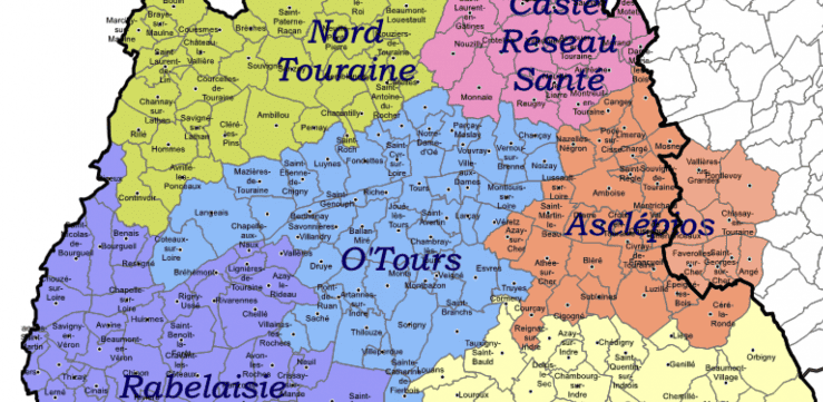 Cartographie des CPTS d’Indre-et-Loire